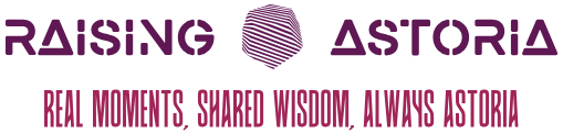 Raising Astoria logo